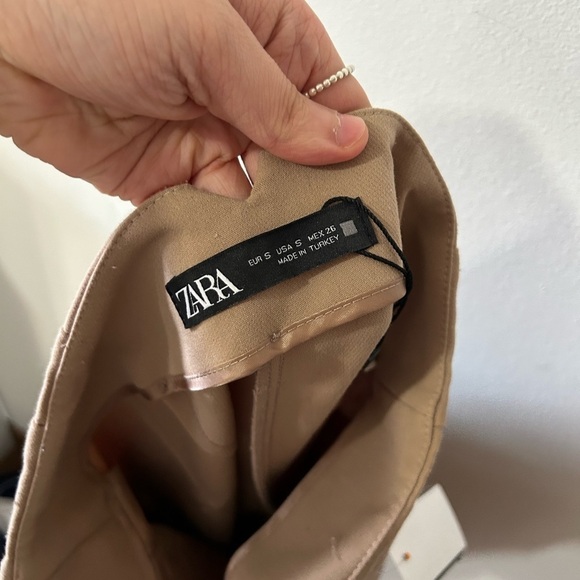 Zara Light Brown Dress Pants - Picture 4 of 4